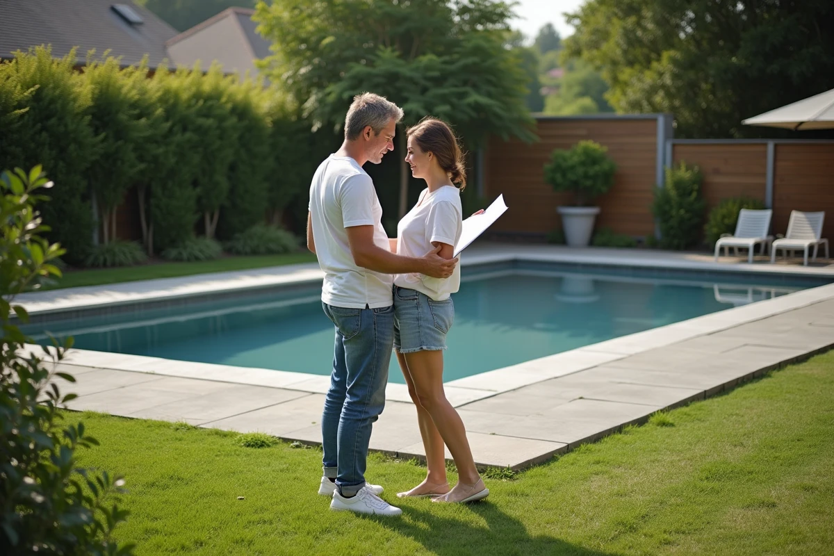 Placement optimal de la piscine sur un terrain
