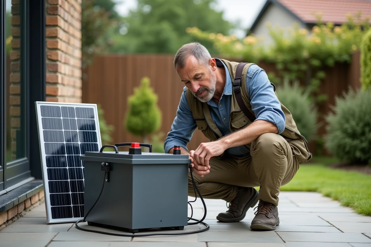 Puissance de batterie idéale pour un panneau solaire de 400W