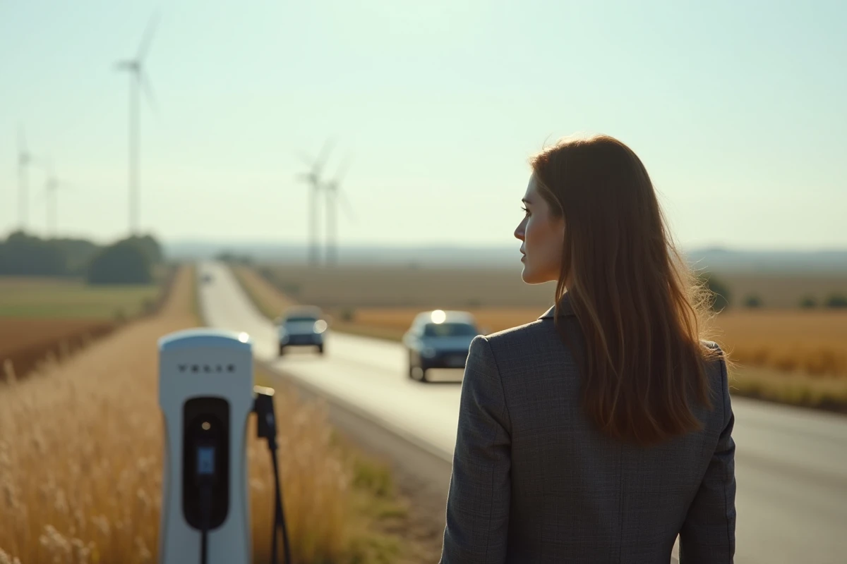 Jeune femme en tenue d